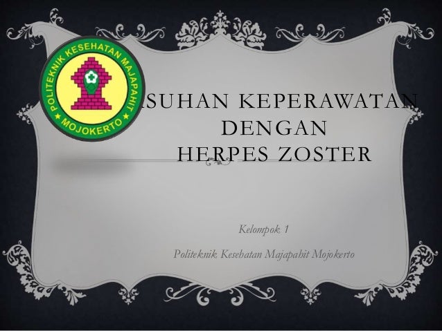Askep Dengan Kasus Herpes Zoster