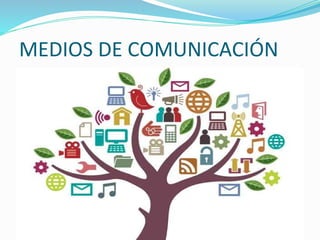 MEDIOS DE COMUNICACIÓN
 
