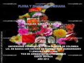 UNIVERSIDAD PEDAGOGICA Y TECN OLOGICA DE COLOMBIA
LIC. EN BASICA CON ENFASIS EN MATEMATICAS HUMANIDADES
Y LENGUA CASTELLANA
TICS DE AMBIENTES DE APRENDIZAJE
TASCO- BOYACA
AÑO 2013

 