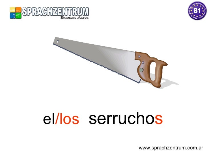 Las herramientas Tools in Spanish