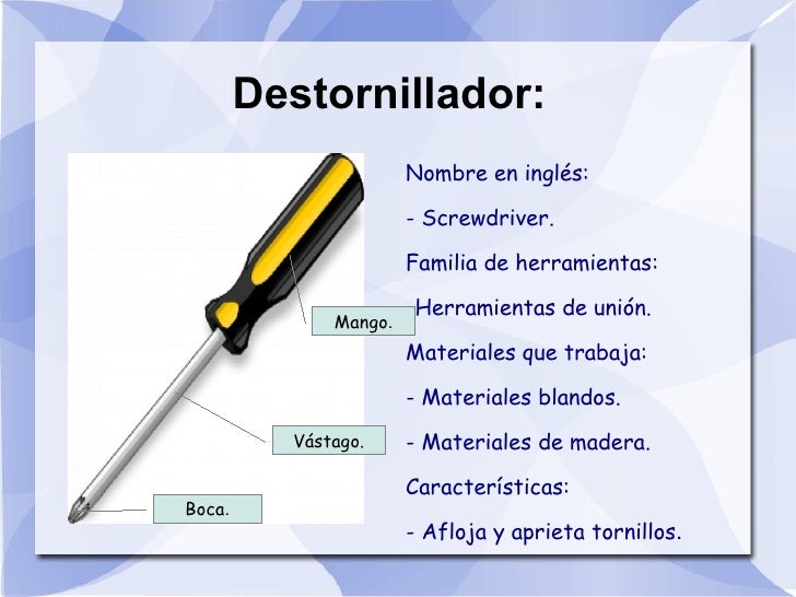 Herramientas