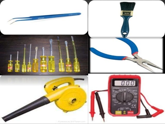 Herramientas para hacer un mantenimiento a los equipos de