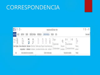 CORRESPONDENCIA
 