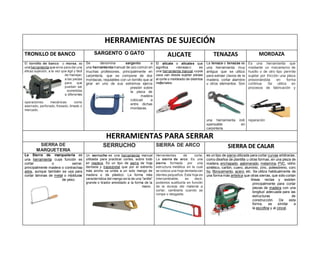 Herramientas