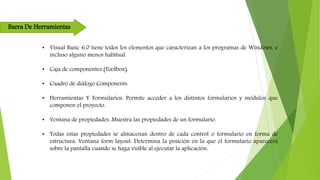 Herramientas de control en Visual Studio | PPTX