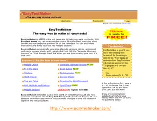 http://www.easytestmaker.com/
 
