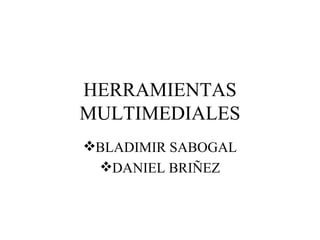 HERRAMIENTAS MULTIMEDIALES ,[object Object],[object Object]
