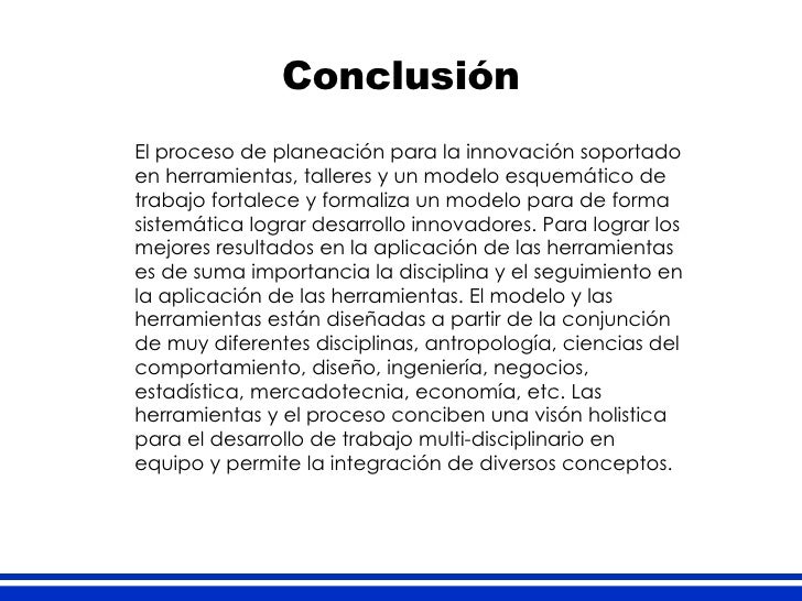 Herramientas para la Innovación