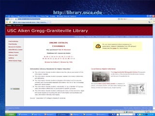 http://library.usca.edu 