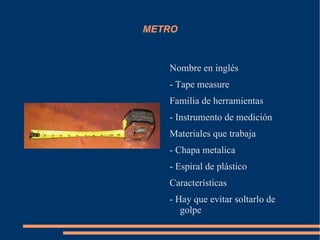 Materiales que trabaja