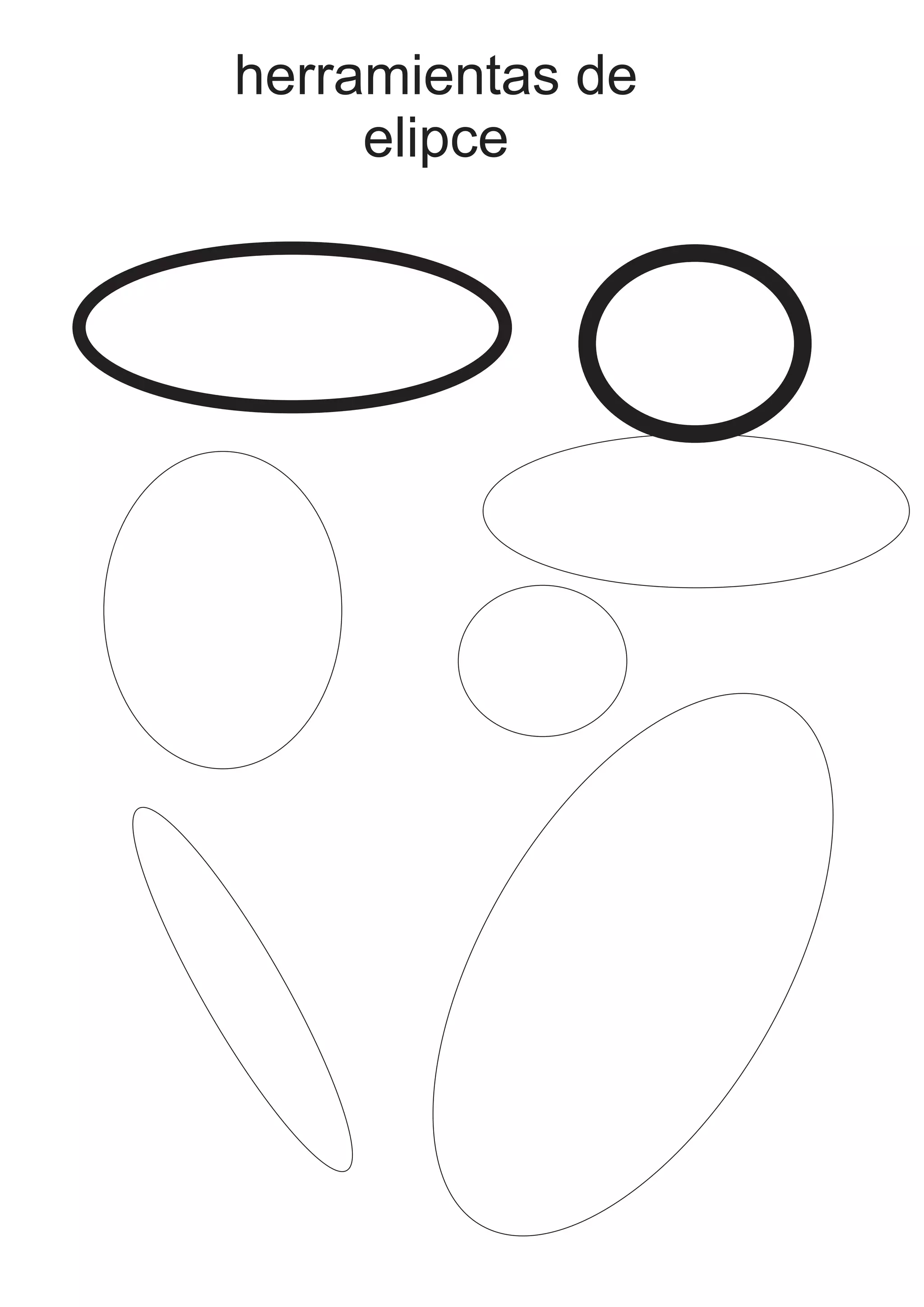herramientas de
elipce