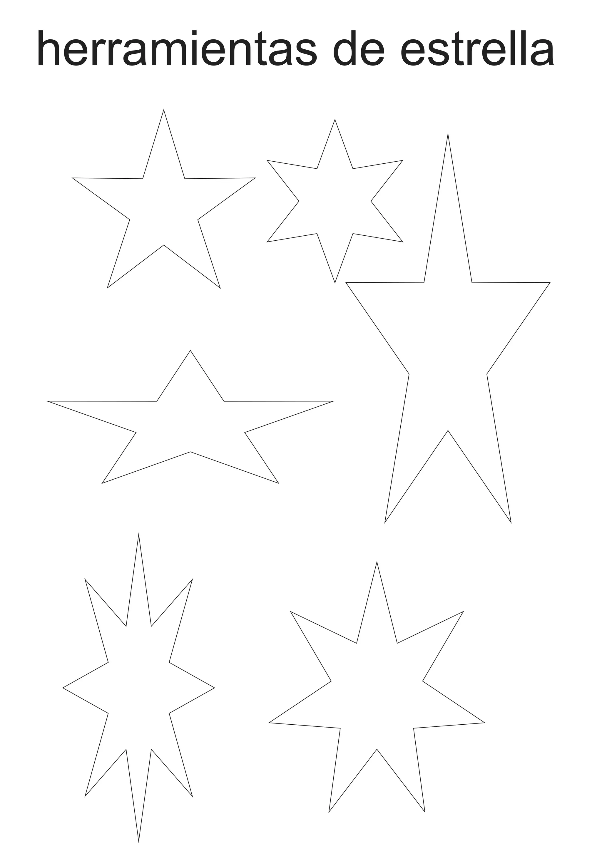 herramientas de estrella