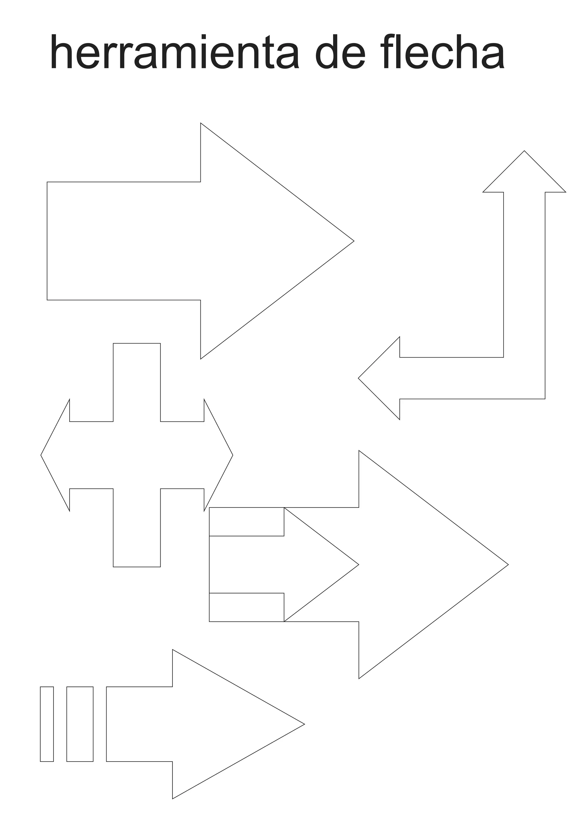 herramienta de flecha