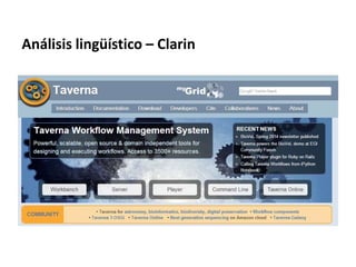 Análisis lingüístico – Clarin
 