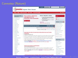 Connotea (Nature)
 