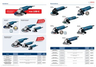 Catálogo herramientas profesionales BOSCH batería - otoño 2014