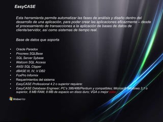 Herramientas Case | PPT