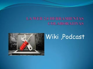 Blog, Wiki ,Podcast

 