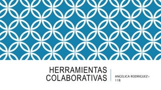 HERRAMIENTAS
COLABORATIVAS ANGELICA RODRIGUEZ+
11B
 