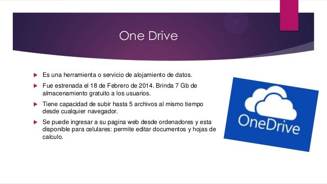 Herramientas de almacenamiento online