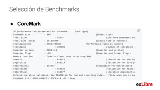 Herramientas de benchmarks para evaluar el rendimiento en máquinas y ...