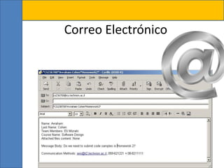 Correo Electrónico
 
