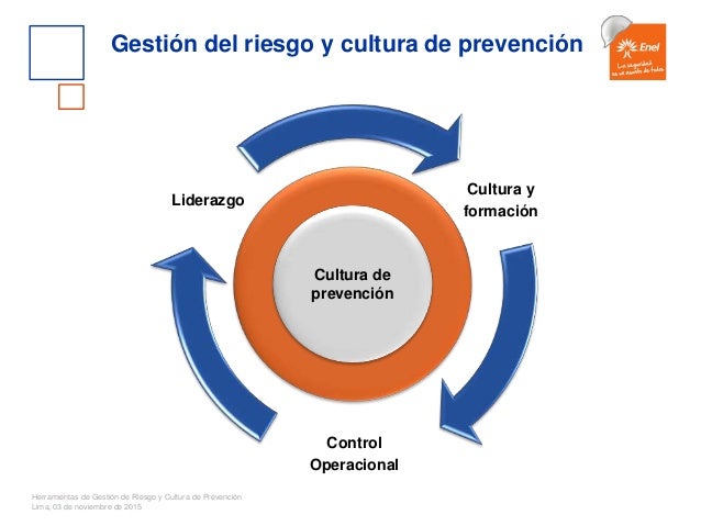 Herramientas de gestión del riesgo y cultura de prevención