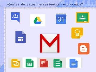 ¿Cuáles de estas herramientas reconocemos?
 