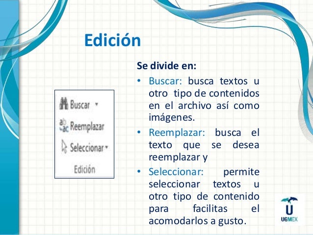 Herramientas de inicio de word