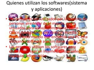 Software(comercial).Software comercial: es software eso se produce para venta o propósitos de ese anuncio de los servicios. El software comercial está lo más a menudo posible software propietario, solamente cada bien conocido software libre el producto es software comercial, también. Todos los o las partes paquetes y servicios de software que apoyen comercio cada vez más se hacen disponibles como software libre, incluyendo productos de RedHat, Computadora de Apple, Sun Microsystems, Google, y Microsoft Corporation. Microsoft Corporation utiliza “software comercial”, más bien que “software propietario”, para describir su modelo del negocio.