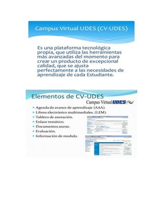 Herramientas del aula virtual udes # 3