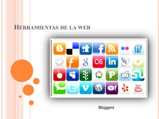 HERRAMIENTAS DE LA WEB




                         Bloggers
 