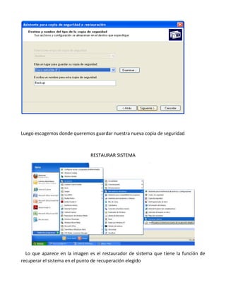 Herramientas del sistema
