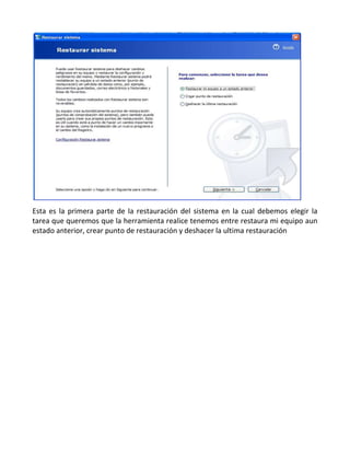 Herramientas del sistema