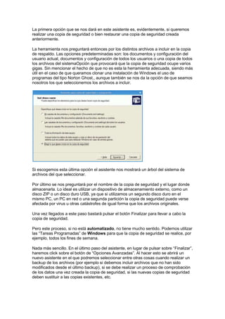 Herramientas del sistema