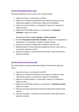 Herramientas del sistema