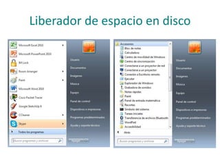 Liberador de espacio en disco
 
