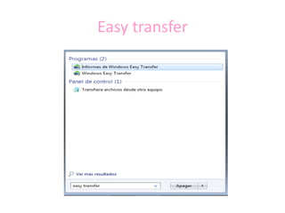 Easy transfer
 