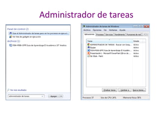 Administrador de tareas
 