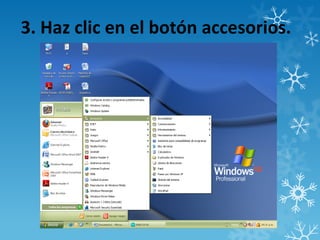 3. Haz clic en el botón accesorios.
 