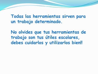 Herramientas De Trabajo