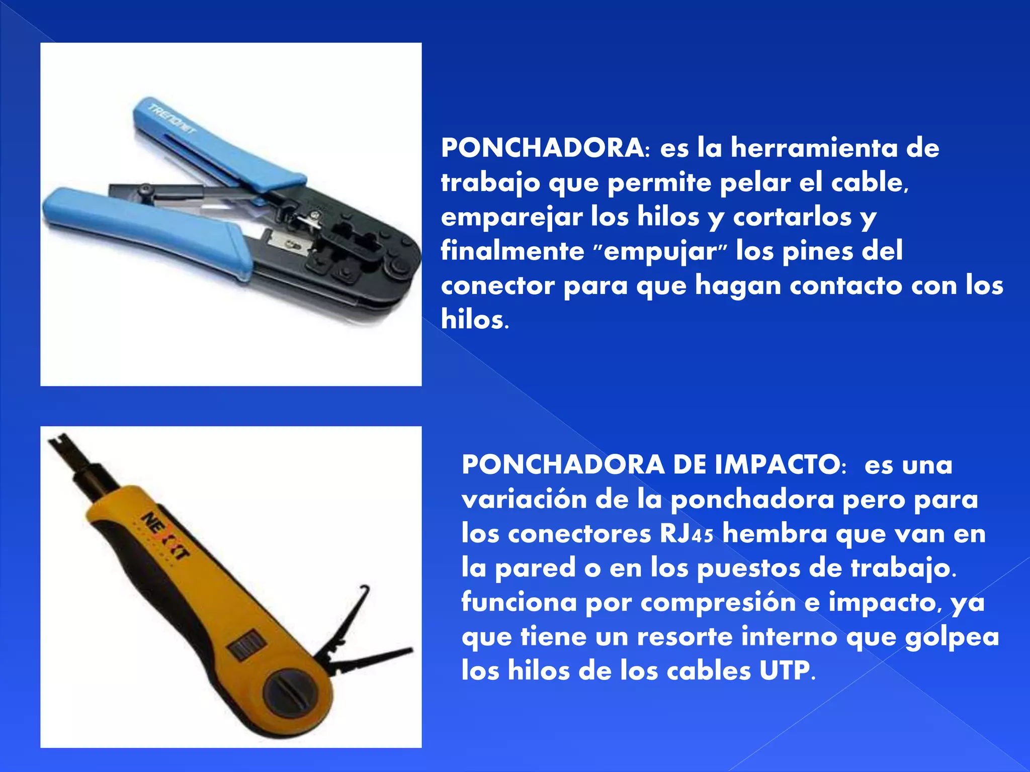 Herramientas de un cableado estructurado | PPTX | Computer Peripherals ...