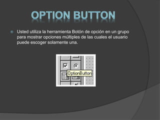 Herramientas de visual basic(vb) | PPTX