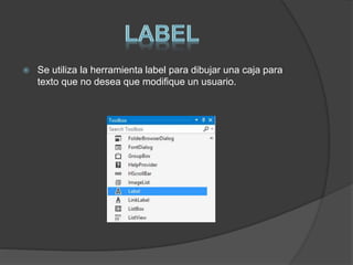 Herramientas de visual basic(vb) | PPTX