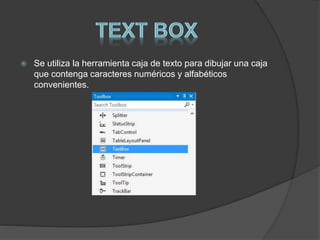 Herramientas de visual basic(vb) | PPTX