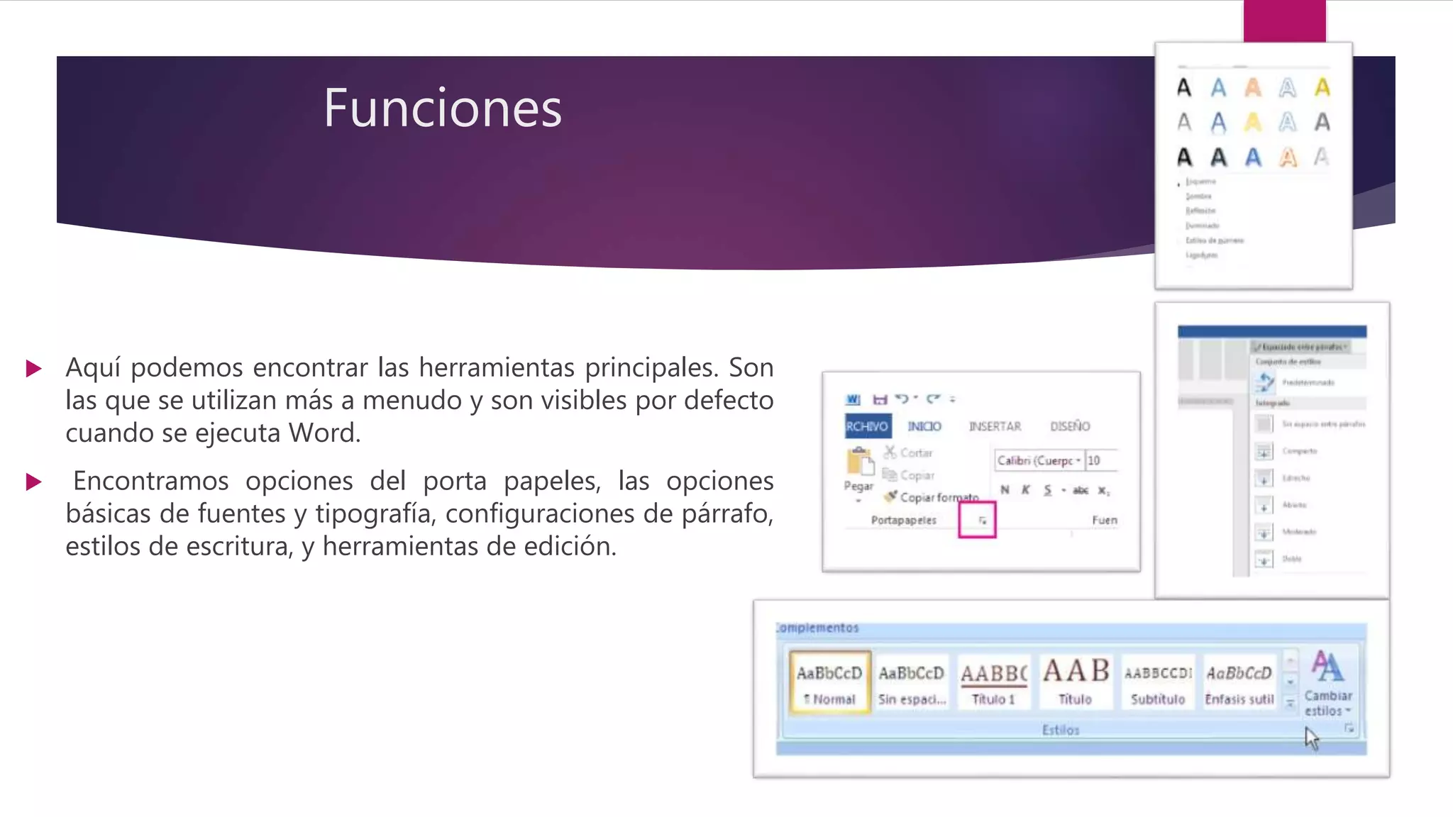 Herramientas de word y sus funciones | PPTX