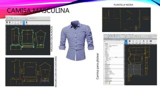 CAMISA MASCULINA
MOLDESESCALADOS
PLANTILLA NEGRA
MOLDESCONCMCOSTURAS
Camisaparaplotear
 