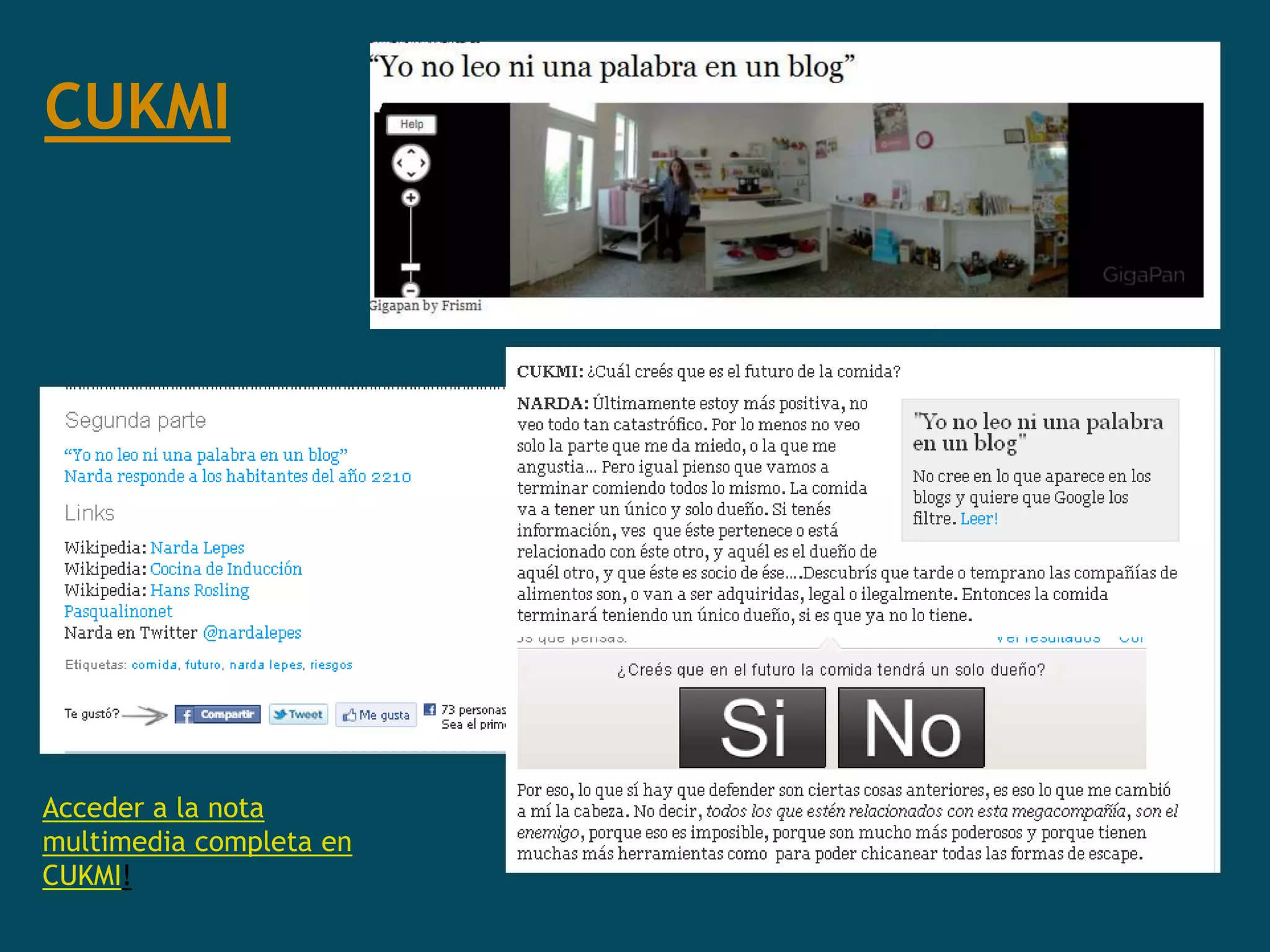 CUKMI




Acceder a la nota
multimedia completa en
CUKMI!
 