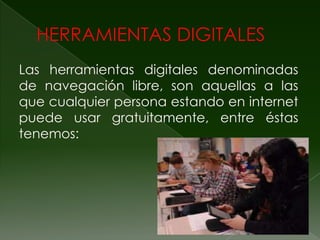 Herramientas digitales para el aprendizaje | PPTX