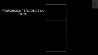 PROPORCION TERCIOS DE LA
CARA
 